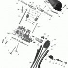 Commander LTD 1000 Головка цилиндров задняя часть