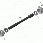 Commander STD, DPS, XT, 800R EFI Приводной вал