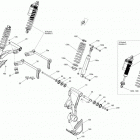 Commander STD, DPS, XT, 800R EFI Задняя подвеска