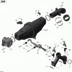 Commander STD, DPS, XT, 800R EFI Коллектор воздухозаборника и корпус дросселя