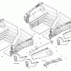 Commander STD, XT, 800R EFI 09- rear cargo box body