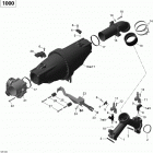 Commander LTD, 1000 EFI Коллектор воздухозаборника и корпус дросселя