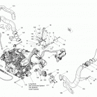 Commander STD, XT, 800R EFI Двигатель