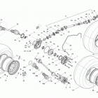 Commander STD, XT, 800R EFI Привод задний