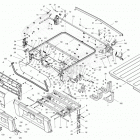 Commander STD, XT, 800R EFI 09- rear cargo box 1 common parts