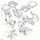 Commander STD, XT, 800R EFI Сидение