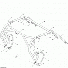 Commander STD, XT, 800R EFI 09- frame safety cage