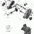 Commander LTD, 1000 EFI 05- gear box 1_(type 684784) (type 684786)
