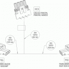 Commander 1000 10- electrical harness, rear section