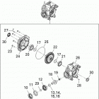 Commander 800 08- differential ass, rear 2