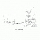 R13UH88/UH9E RANGER 900 XP ALL OPTIONS Brakes, master cylinder