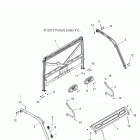 R14UH88/9E RANGER XP 900 ALL OPTIONS Chassis, cab frame