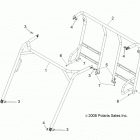 R14RH76AA/76AC/7EAZ RANGER 800 EFI MIDSIZE Chassis, cab frame