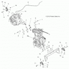 R15RUA57AA/E57AC RGR 570 EFI FULL SIZE CREW Engine, engine and transmission mounting