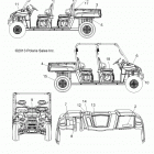 R14WH76AA RANGER 800 CREW Наклейки