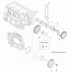 R13TH90DG RANGER 900 DIESEL Engine, camshaft and driving gear