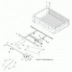 R14WH76AA RANGER 800 CREW Body, box mounting