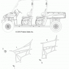 R13WH90DG RANGER CREW 900 DIESEL Body, side nets