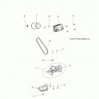 R13UH88/UH9E RANGER 900 XP ALL OPTIONS Engine, oil pump and oil cooler