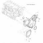 R13TH90DG RANGER 900 DIESEL Engine, gear housing