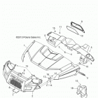R14RH57AA/AC/AR/6EAZ RANGER 570 EFI Body, hood, dash and grill