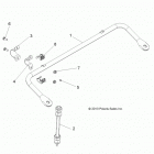 R14RH57AA/AC/AR/6EAZ RANGER 570 EFI Suspension, stabilizer bar