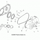 R14WH76AA RANGER 800 CREW Drive train, clutch cover