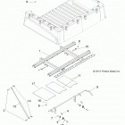 R14RH57AA/AC/AR/6EAZ RANGER 570 EFI Body, box mounting