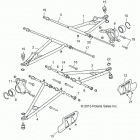 R15RUA87/E87/YAA/ZAC RANGER CREW 900 ALL OPTIONS Suspension, front control arms