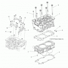 Z14JT87AD/9EAO/9EAOL/9EAL RZR 900 Головка и цилиндр двигателя