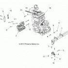 R13UH88/UH9E RANGER 900 XP ALL OPTIONS Engine, engine mounting