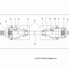 R17RT_99 RGR 1000 XP ALL OPTIONS Drive train, front half shaft