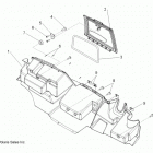 R16RAA76AA/AJ RGR 800 6X6 Body, glove box storage