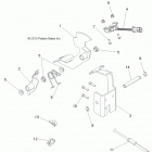 R14RH57AA/AC/AR/6EAZ RANGER 570 EFI Engine, throttle pedal