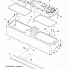 R16RAA76AA/AJ RGR 800 6X6 Body, storage box, rear
