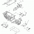 R14RH57AA/AC/AR/6EAZ RANGER 570 EFI Chassis, frame and front bumper