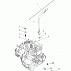 R13TH76/7E RANGER 800 EFI Engine, oil filter and dipstick