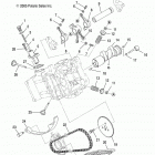 R13RH50AG/AH/AM/AR RANGER 500 MIDSIZE Engine, camshaft and valves