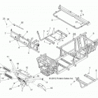 R13TH90DG RANGER 900 DIESEL Chassis, frame and front bumper
