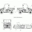 R13RH76AG/AH/AN RANGER 800 EFI MIDSIZE Наклейки