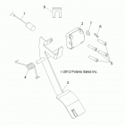 R13RH50AG/AH/AM/AR RANGER 500 MIDSIZE Engine, throttle pedal