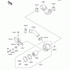 Mule 3010 Diesel 4X4 (KAF950-B7F) Air cleaner-belt converter