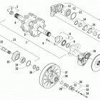 F 800 Sno Pro LTD Вал приводной трака и тормоза