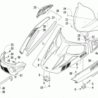 Bearcat 570 XT Лобовое стекло, и передний бампер в сборе (wtosl  ...