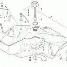 Bearcat 570 XTE Топливный бак