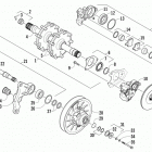 ZR 5000 LXR Вал приводной трака и тормоза