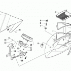 XF 1100 LXR Ветровое стекло и панель инструментов