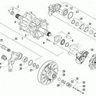 ZR 9000 SP RR Вал приводной трака и тормоза
