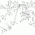 XF 8000 Sno Pro Крепление рулевого управления