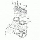 Sno Pro 500 Цилиндр и головка
